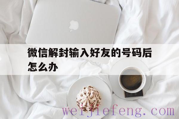 微信解封输入好友的号码后怎么办（微信解封输错好友号码怎么办）