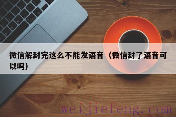 微信解封完这么不能发语音（微信封了语音可以吗）