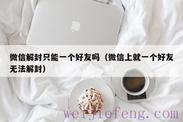 微信解封只能一个好友吗（微信上就一个好友无法解封）