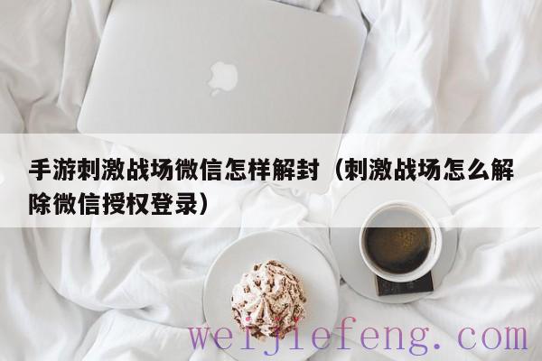 手游刺激战场微信怎样解封（刺激战场怎么解除微信授权登录）