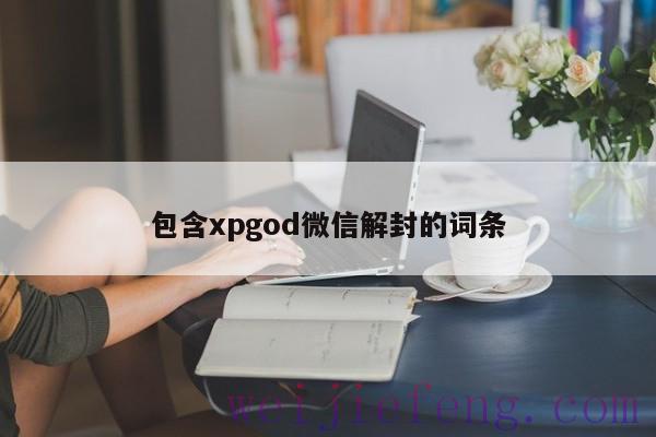 包含xpgod微信解封的词条