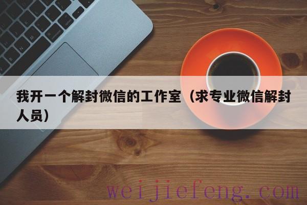我开一个解封微信的工作室（求专业微信解封人员）